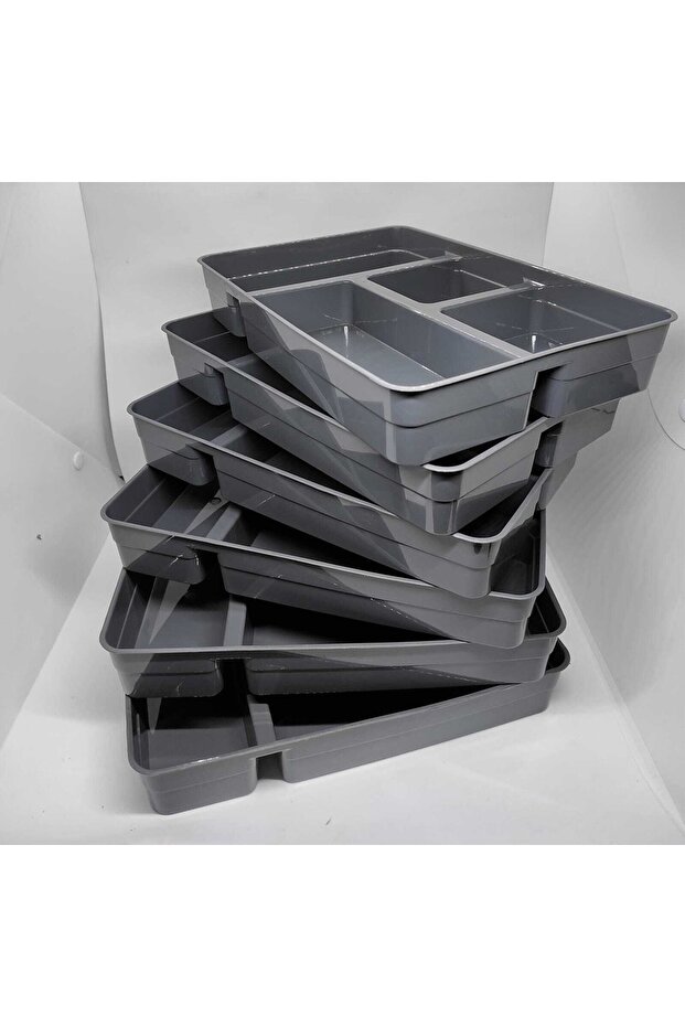 6Pcs Anthracite Multi-Purpose Organizer