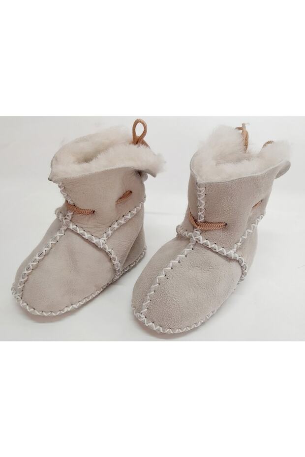 Lona Organic Leather Baby Boots Baby Booties