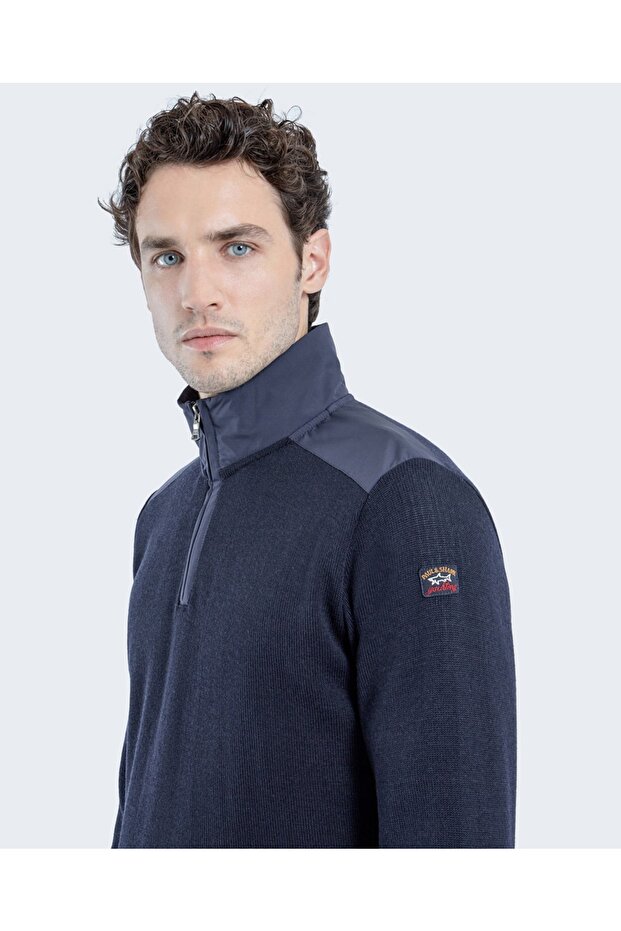 Men's Zıpped Pullover C.w. Wool - 3