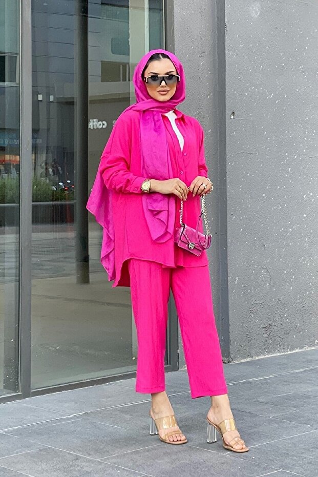 Hijab Suit with Pants - 3