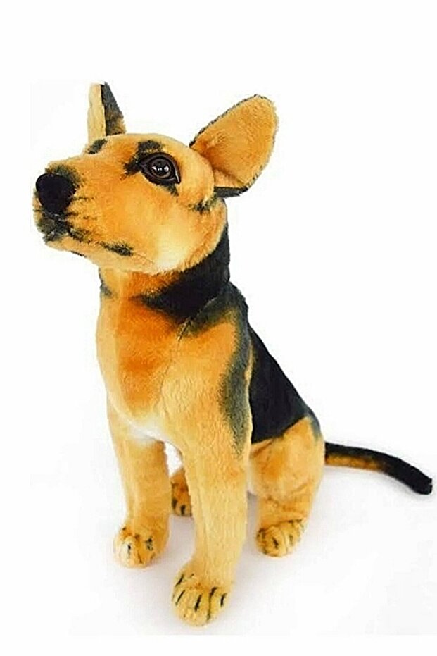 Cute German Wolf Dog Plush Toy Sleeping and Playmate
