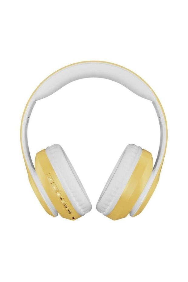 Sarı P68 Bluetooth Kablosuz Stereo Kulaklık - 2