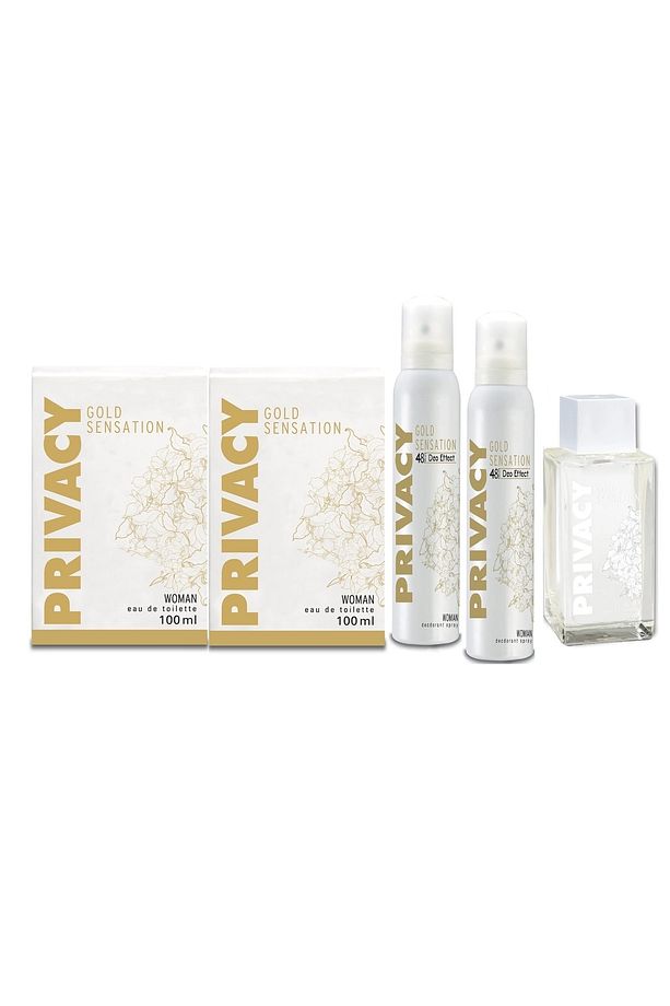 Gold Woman Edt 2 X 100 ml + Deodorant 2 X 150ml - 1
