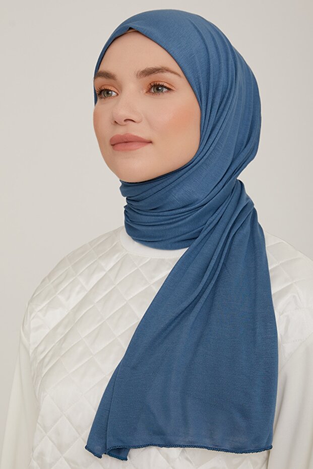 Combed Cotton Shawl - 1