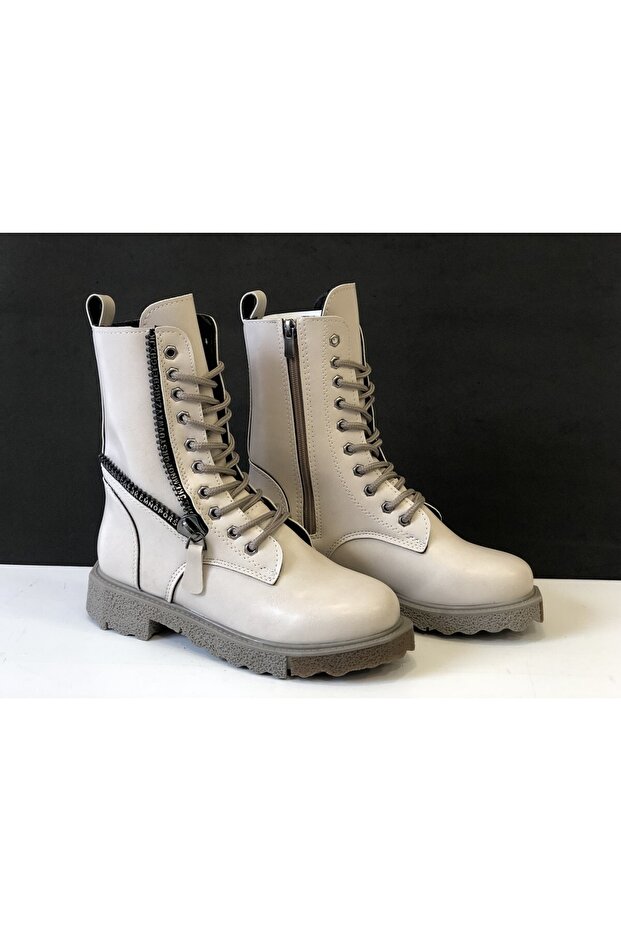 Kafkaslar Zipper Ornamental Detailed New Model Boots