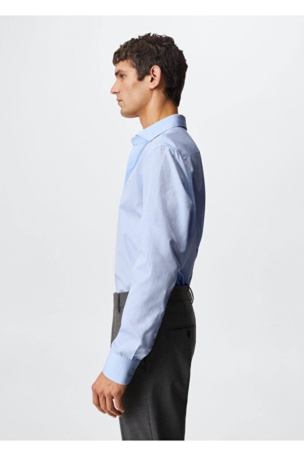 Slim Fit Baumwollhemd - 7
