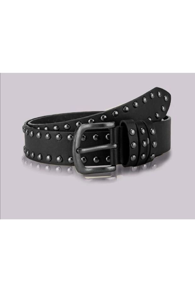 Cowboy Gothic Punk Metallica Style Studded Belt