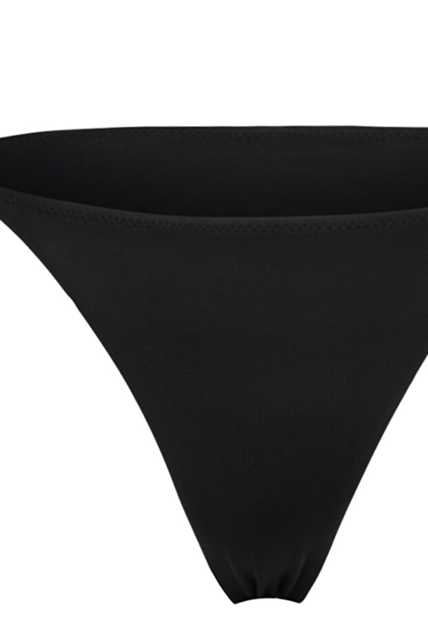 Siyah Regular Düşük Bel Bikini Altı TBESS22BA0232 - 7