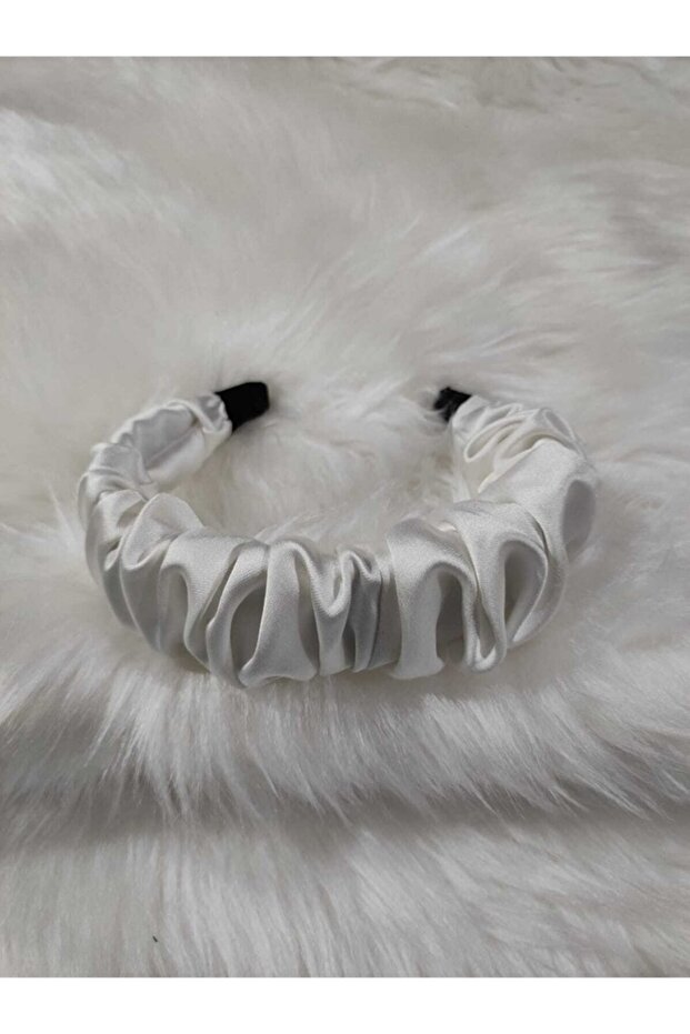 Satin Gathered Crown - Hair Crown