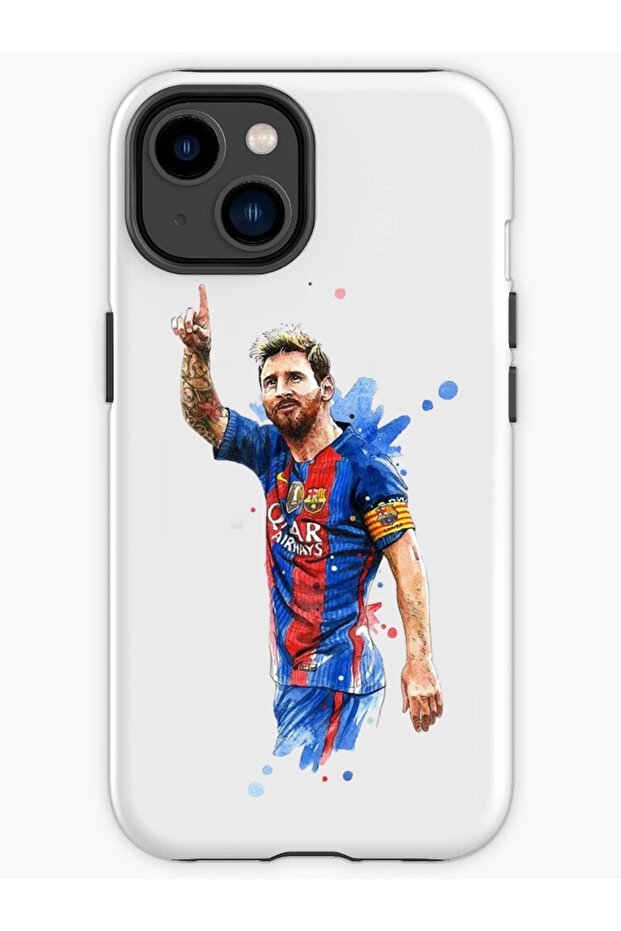 iPhone 14 Compatible Messi /Psg/Argentina Patterned Launch Case with Velvet Inside - 1