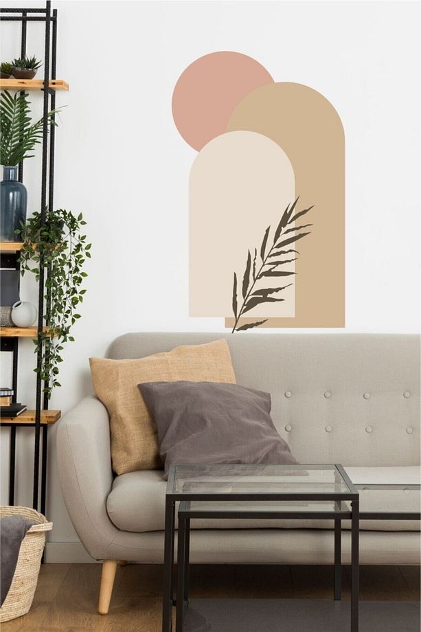 Sun Boho Duvar Sticker - 1