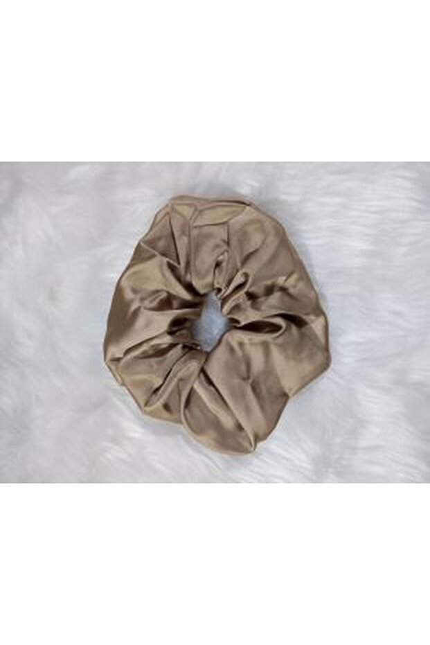 Large Size Satin Elastic Bagel Buckle - Scrunchie Buckle