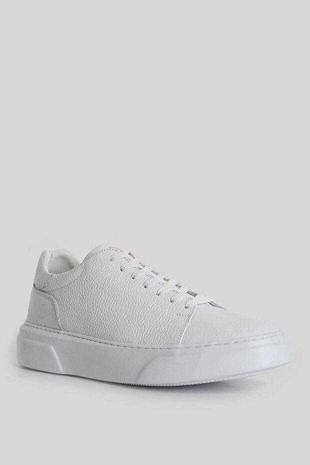 Deri Sneaker Beyaz - 2