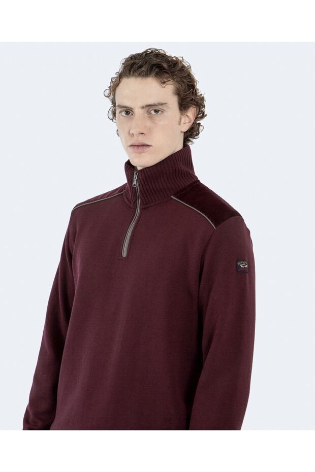 Men's Zıpped Pullover C.w. Wool - 3