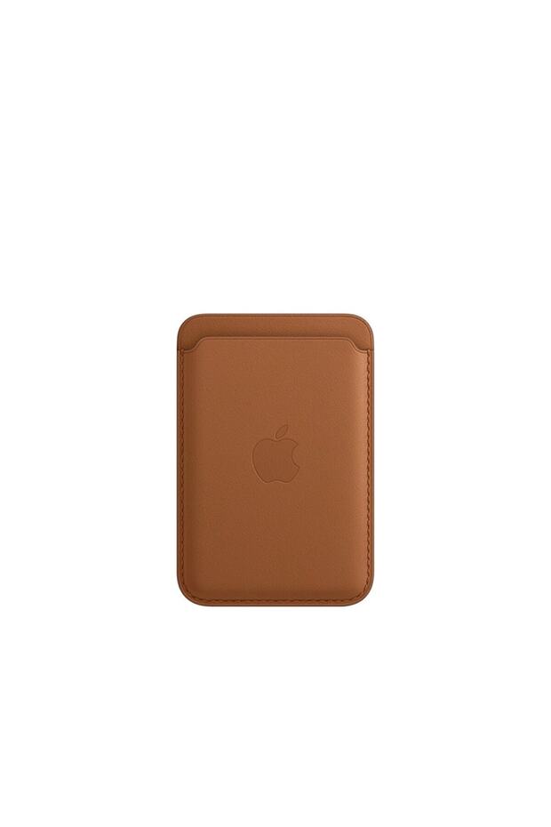 Apple Iphone Magsafe Cüzdan Logolu Deri