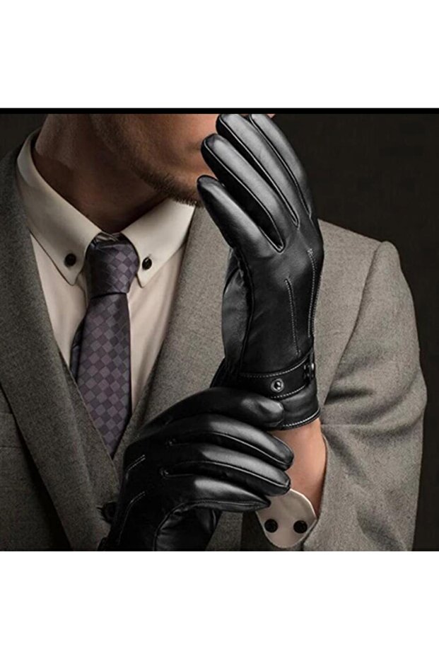 قفازات جلدية أنيقة مقاومة للماء