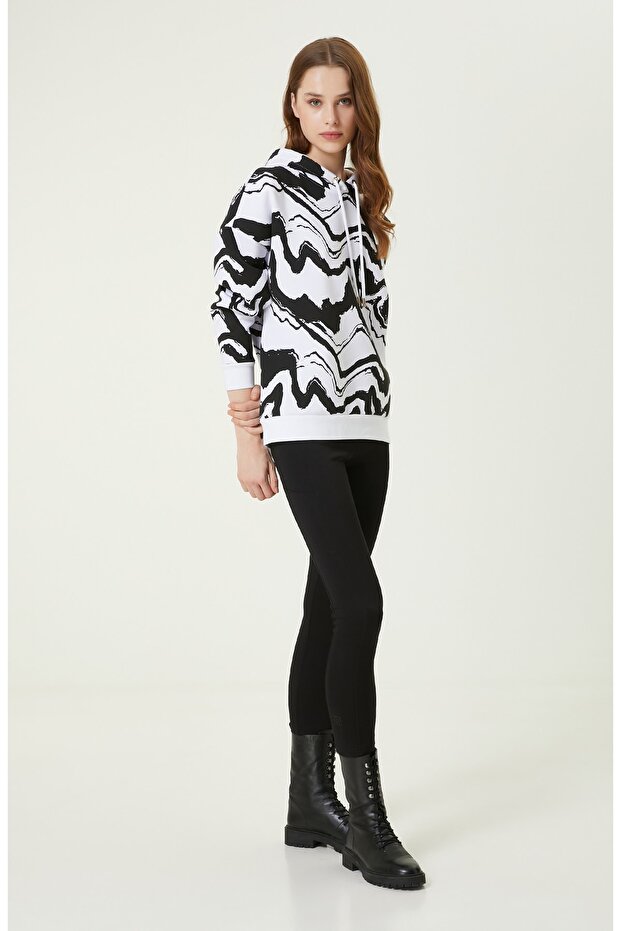 Ekru Sweatshırt - 2