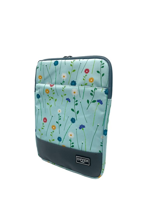 13-14'' Inç Bebe Mavi Çiçek Su Geçirmez Unisex Macbook/laptop/bilgisayar/notebook Kılıfı - 1