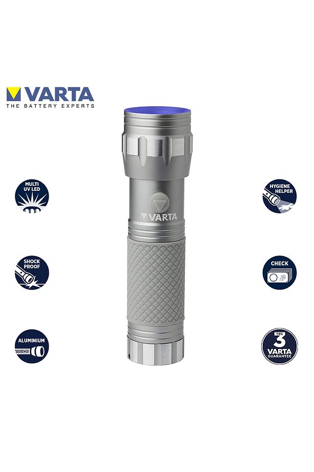 Uv Led Cep Feneri 3 Pil 15638 - 2