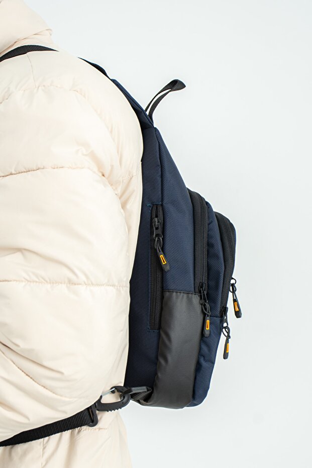 حقيبة صدر وحقيبة ظهر بحزام متقاطع - 2