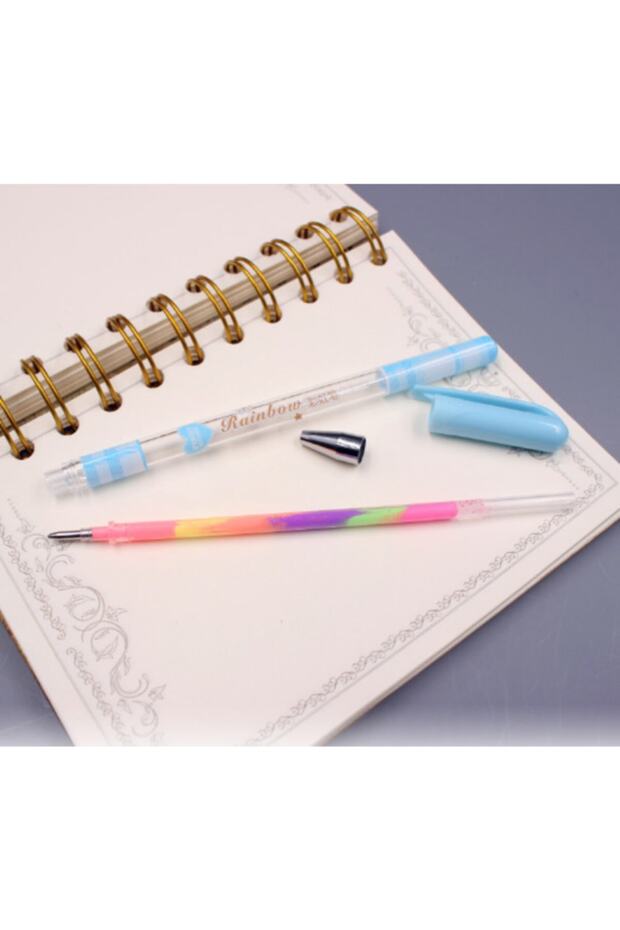 Rainbow Pastel Renk Jel Kalem - 4