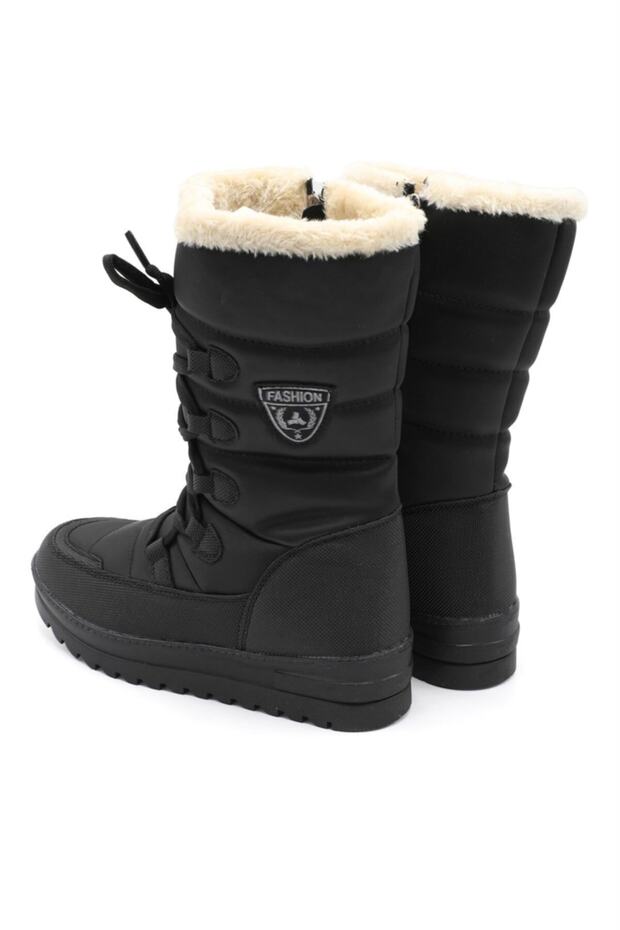 995 Dámské boty do sněhu – voděodolná látka s kožešinou uvnitř - 2