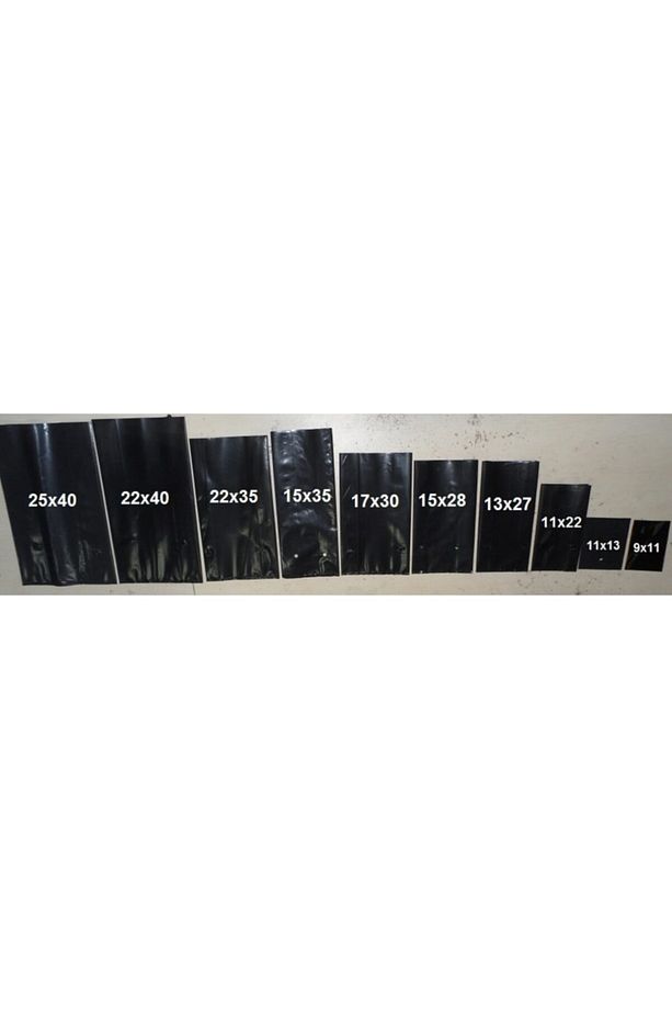 Fide Poşeti 100 Adet 11x13 Cm Fide Torbası Fidan Poşeti Fidan Torbası Fide Fidan Yetiştirme Poşet - 3