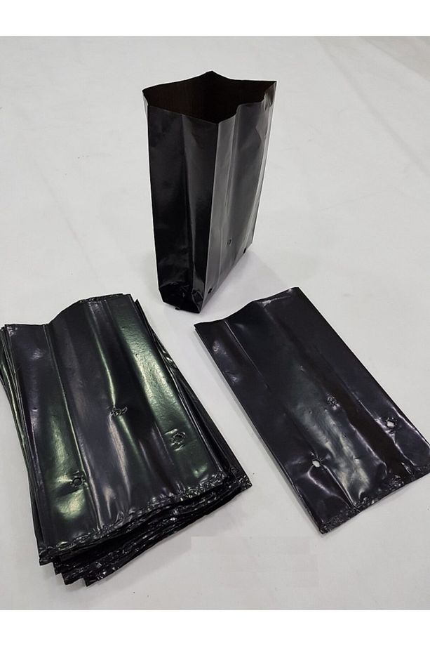 Fidan Poşeti 10 Adet 17x30 Cm Fidan Torbası Fide Poşeti Fide Torbası Fide Fidan Yetiştirme Poşet - 1
