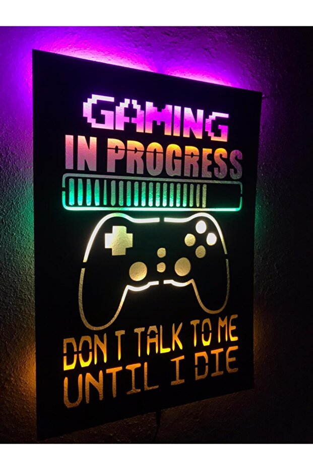 Gaming In Progress Işıklı Tablo - 2
