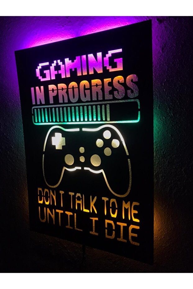 Gaming In Progress Işıklı Tablo - 3