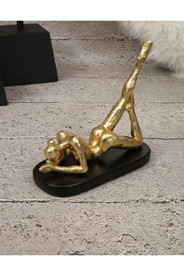 Ba-hem Polyester Cimnastik Yapan Kadın Dekor - 1