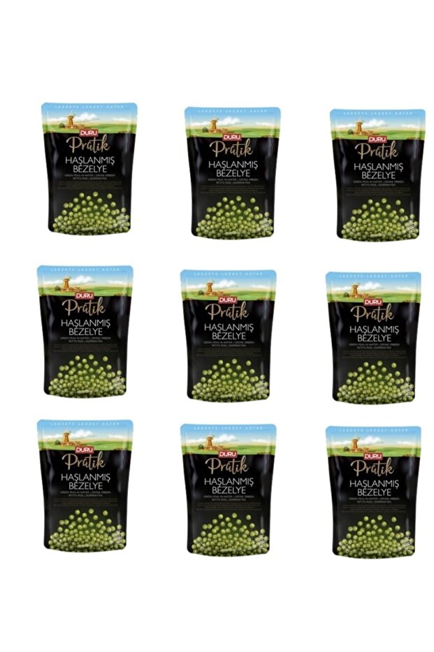 Pratik Haşlanmış Bezelye 450 Gr X 9 Adet - 1