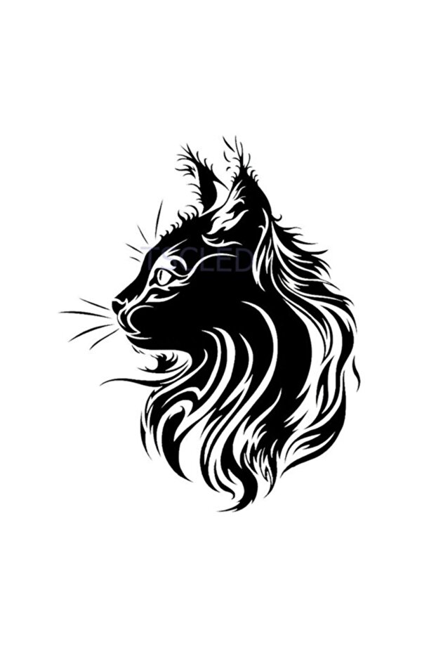 Pet Cat Car Sticker Paste 15cm