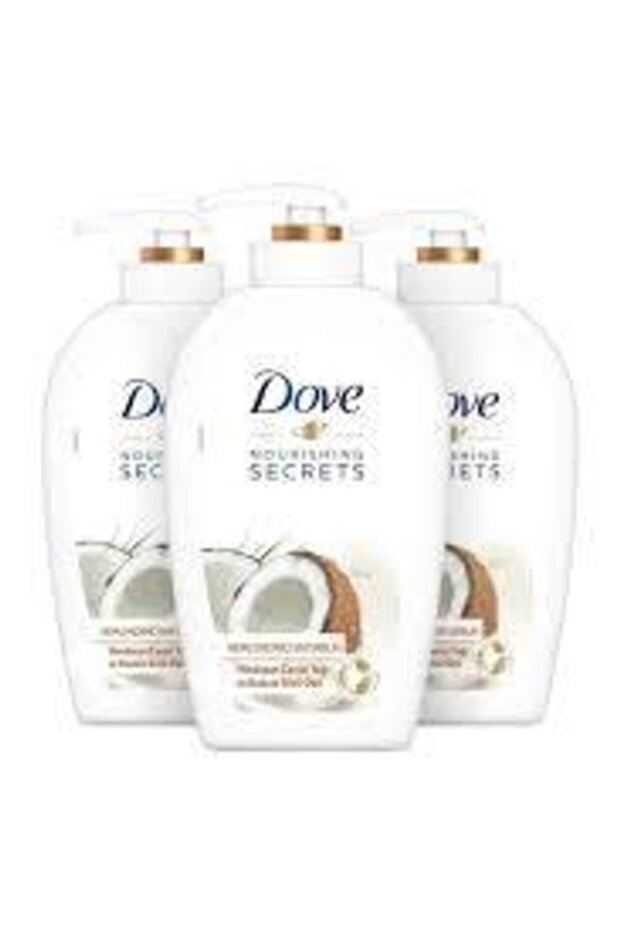 Coconut Oil and Almond Milk Extract Liquid Soap 450 ml * 3 Pieces