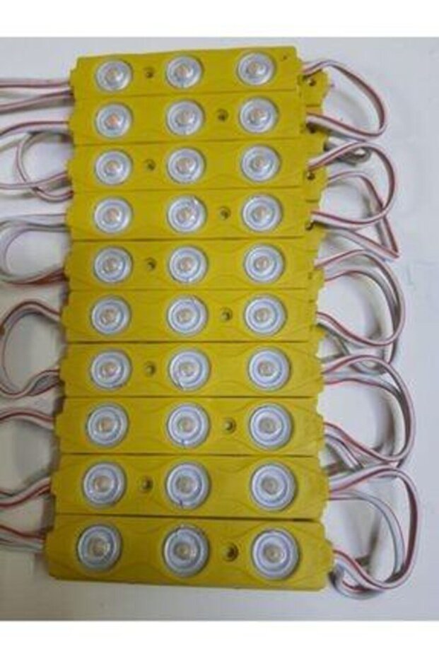 20 Adet Mercekli Modül Led Sarı - 1
