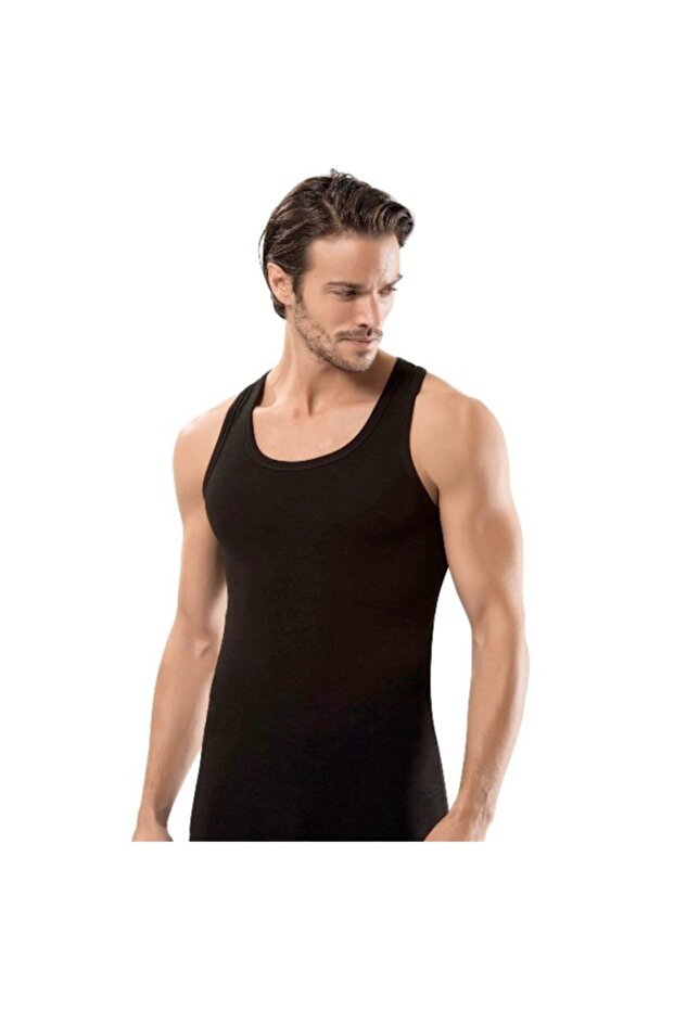 Erkek Siyah Atlet 2'li - 1