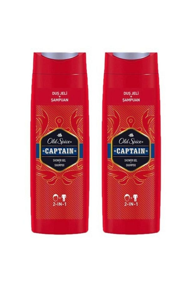 Duş Jeli & Şampuan 400 ml Captain 2 Adet - 1