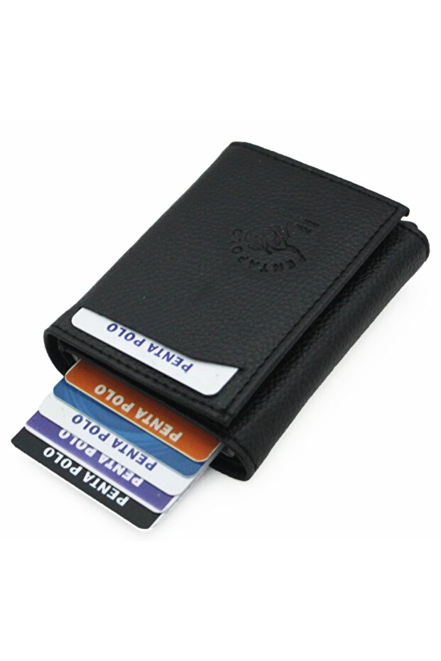 Smart Card Holder Wallet with Money Compartment Mechanism2