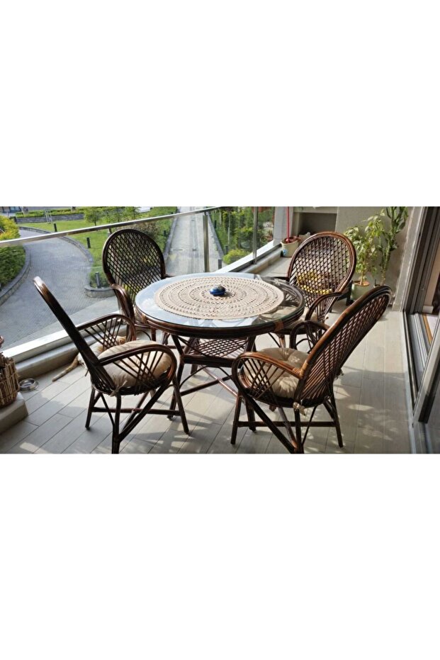 Bambu Çay Takımı Şirin 4'lü - 1