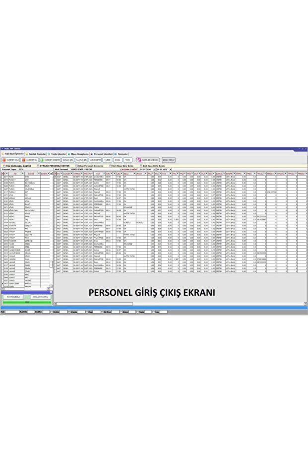 Yüz Tanıma Parmak Izi Kart Ve Şifreli Maaş Hesaplama Programı Ücretsiz Kurulum - 6