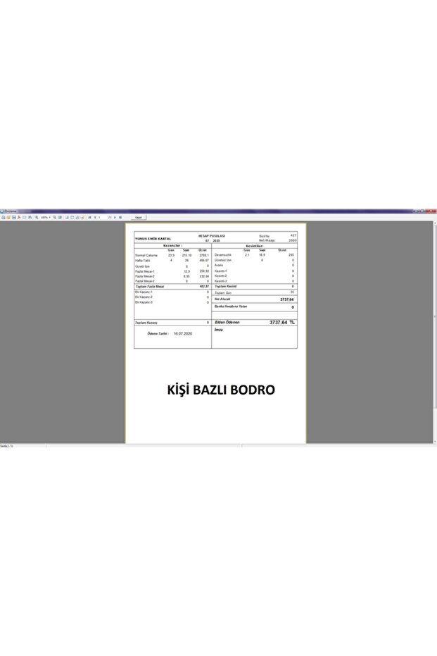 Yüz Tanıma Parmak Izi Kart Ve Şifreli Maaş Hesaplama Programı Ücretsiz Kurulum - 8