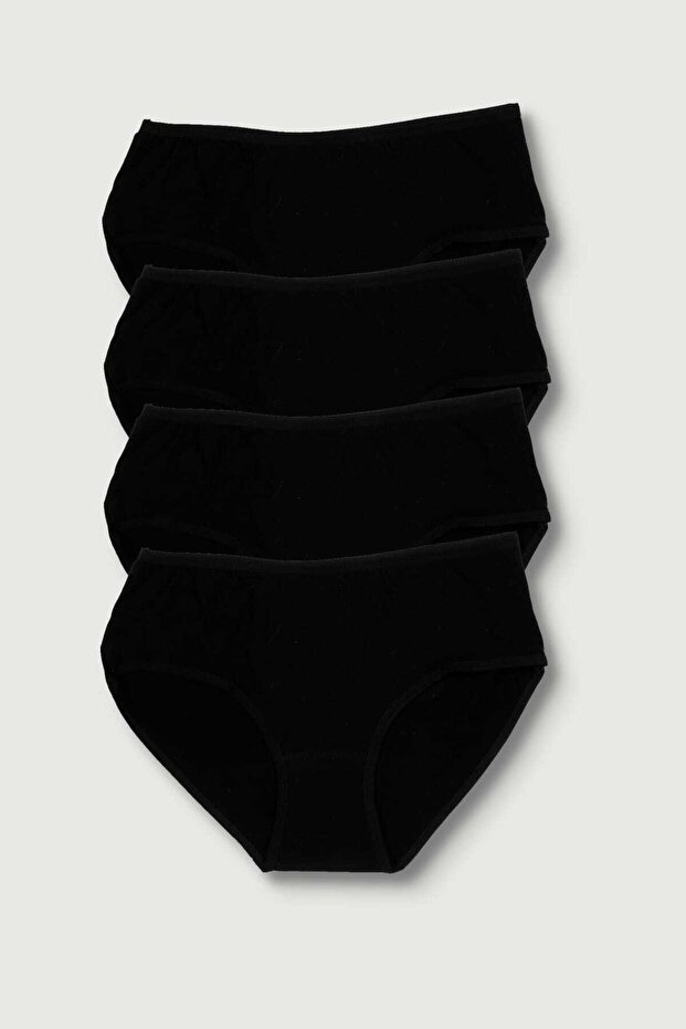 Pack of 4 Large Size Ribbed Women's Bato