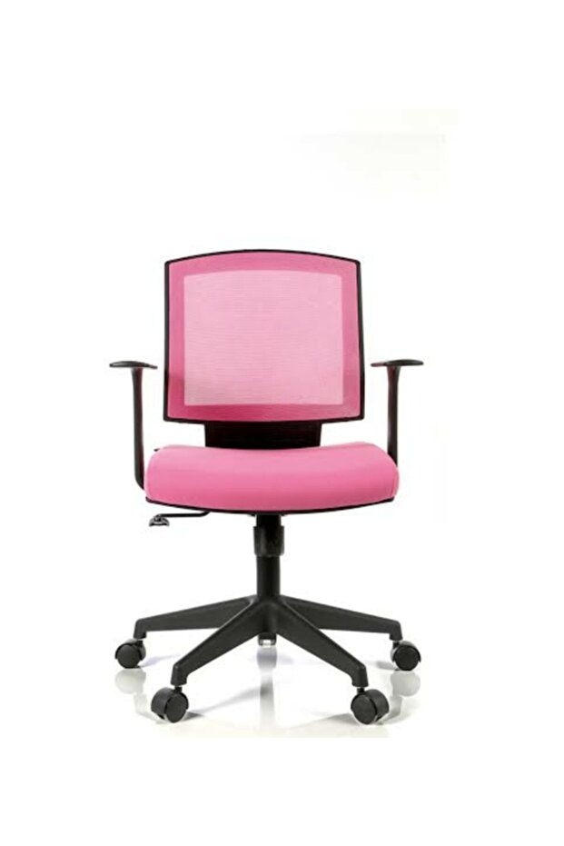 Reks One 100 P Fileli Çalışma Koltuğu-pembe Kumaş - 1