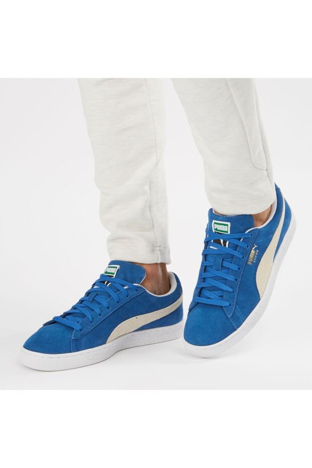SUEDE CLASSIC+ OLYMPIAN B Mavi BEYAZ Erkek Sneaker 100231413 - 6