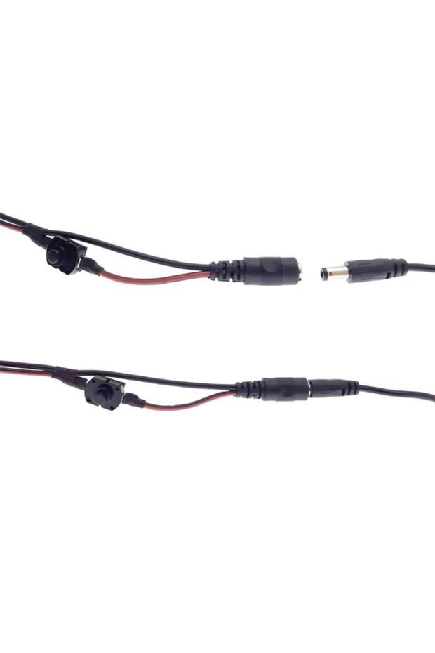 Ayna Için 1 Metre Amber 3 Çipli Şerit Led Anahtarlı Set - 3