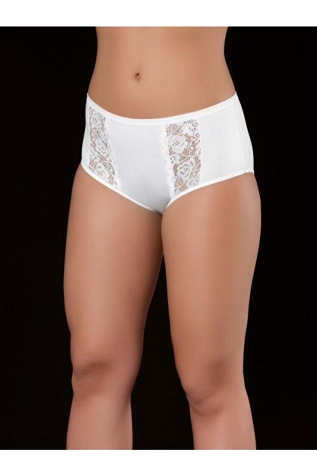 3-Piece Black High Waist Lace Detailed Panties