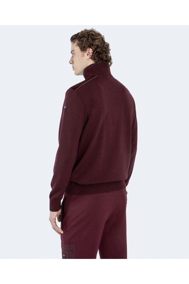 Men's Zıpped Pullover C.w. Wool - 2