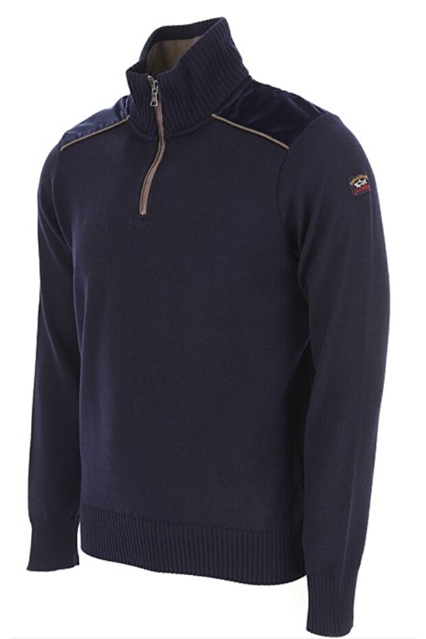 Men's Zıpped Pullover C.w. Wool - 2