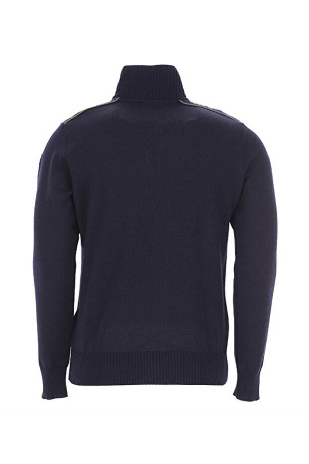 Men's Zıpped Pullover C.w. Wool - 3