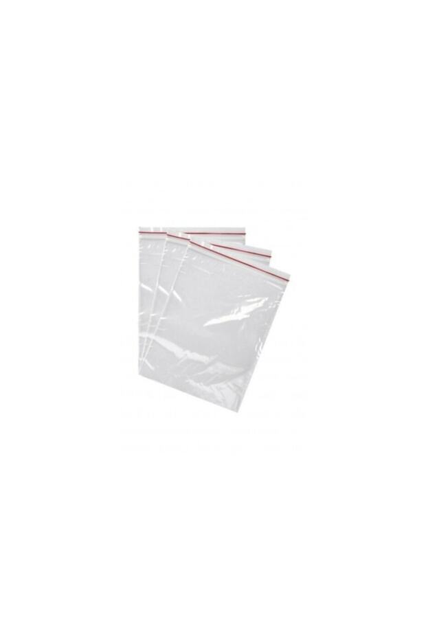 Şeffaf Bantlı (24X45 CM) Parlak Jelatin Poşet (100 ADET) - Şeffaf Hediye Poşeti - 7